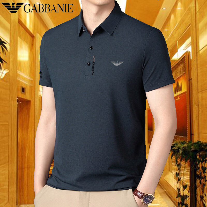 阿玛尼（ARMANI）意大利正品曼夏季男士短袖Polo衫中年商务休闲高端专柜 十大奢侈品男装国际一线品牌红色 M 170_84A