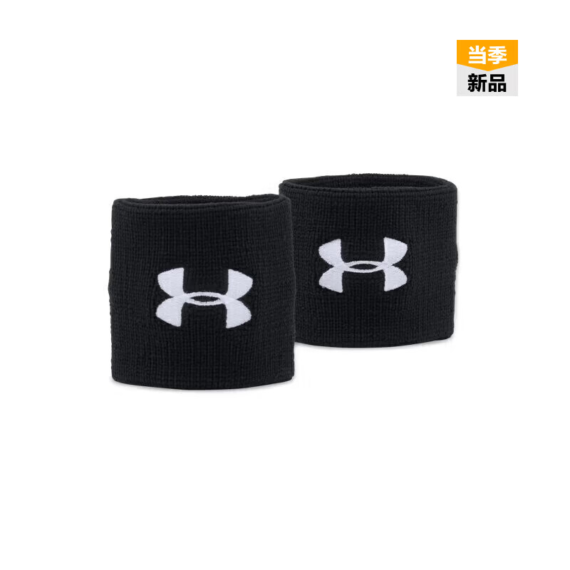 安德玛（Under Armour）春夏男子3英寸训练运动多功能护腕1276991 黑色001 均码