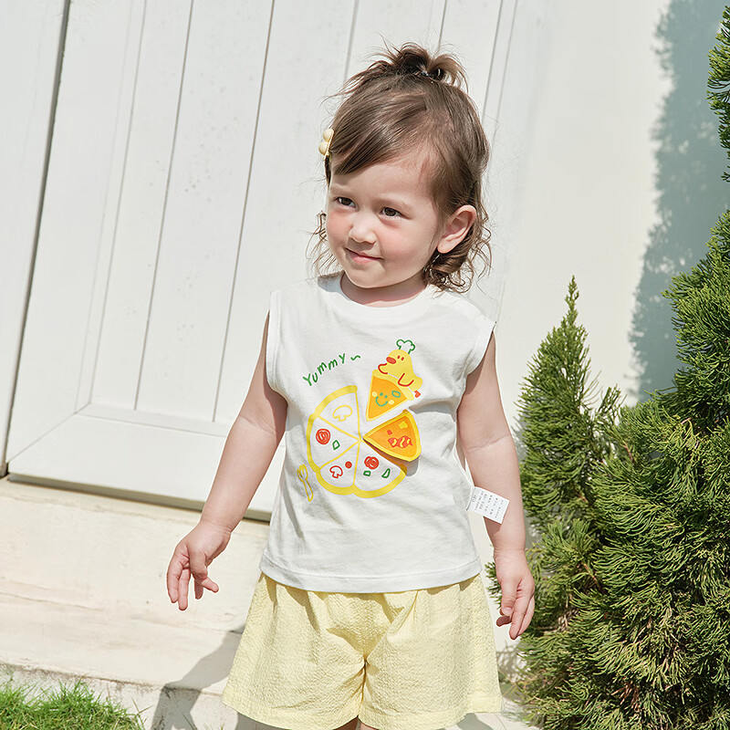 巴拉巴拉【balaOne】童装宝宝无袖背心2026款夏装可爱