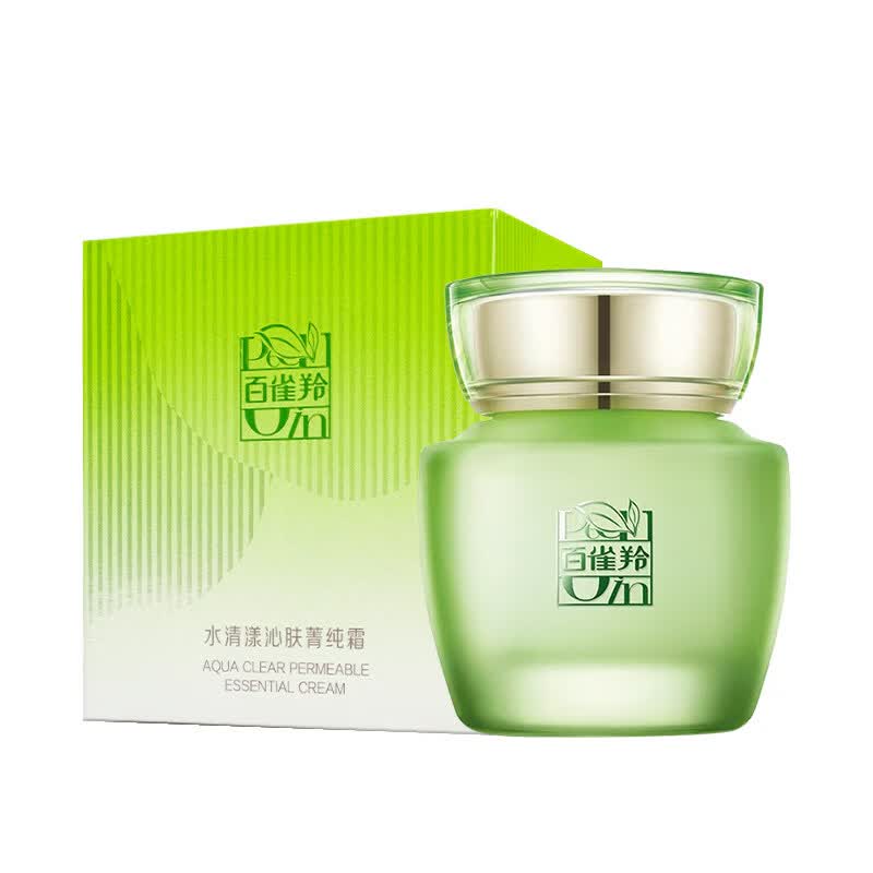 百雀羚（PECHOIN）草本水清漾沁肤菁纯霜50g补水保湿霜锁水长效保湿 所有肤质_50g