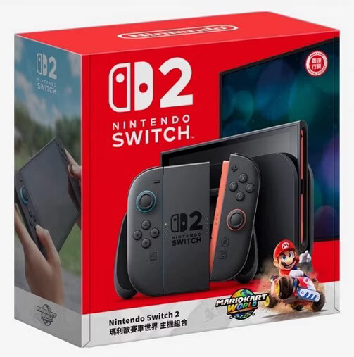 任天堂（Nintendo）Switch2代新款主机 NS2 家用游戏机港版中文多语言版现货 港版马车同捆版现货