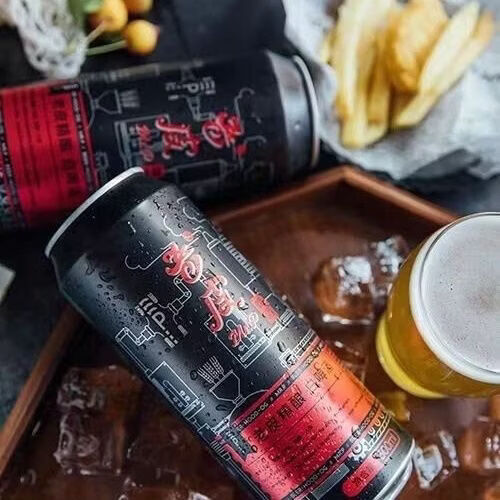 老皮讷河白啤酒13°原浆啤酒500ml*罐装麦芽捷克萨兹啤酒花 老皮精酿白啤500ml*6罐