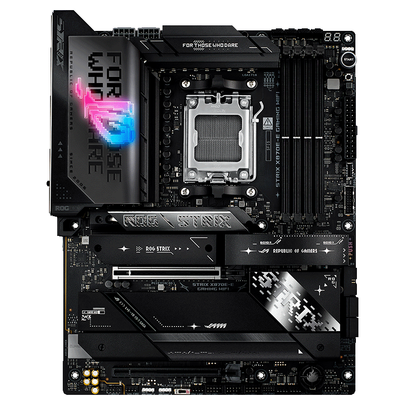 ROG STRIX X870E-E GAMING WIFI���� ֧�� CPU 9900X3D/9950X3D/9800X3D (AMD X870E/socket AM5) 3399Ԫ