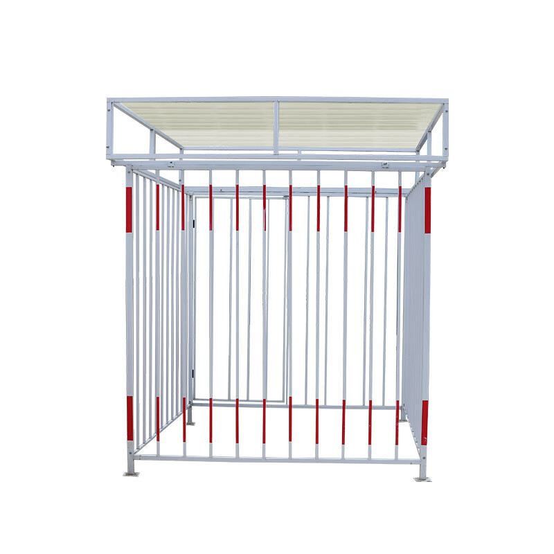 配电箱防护棚 二三级配电箱防护棚格栅护栏白色工地电箱棚红色专l 1*