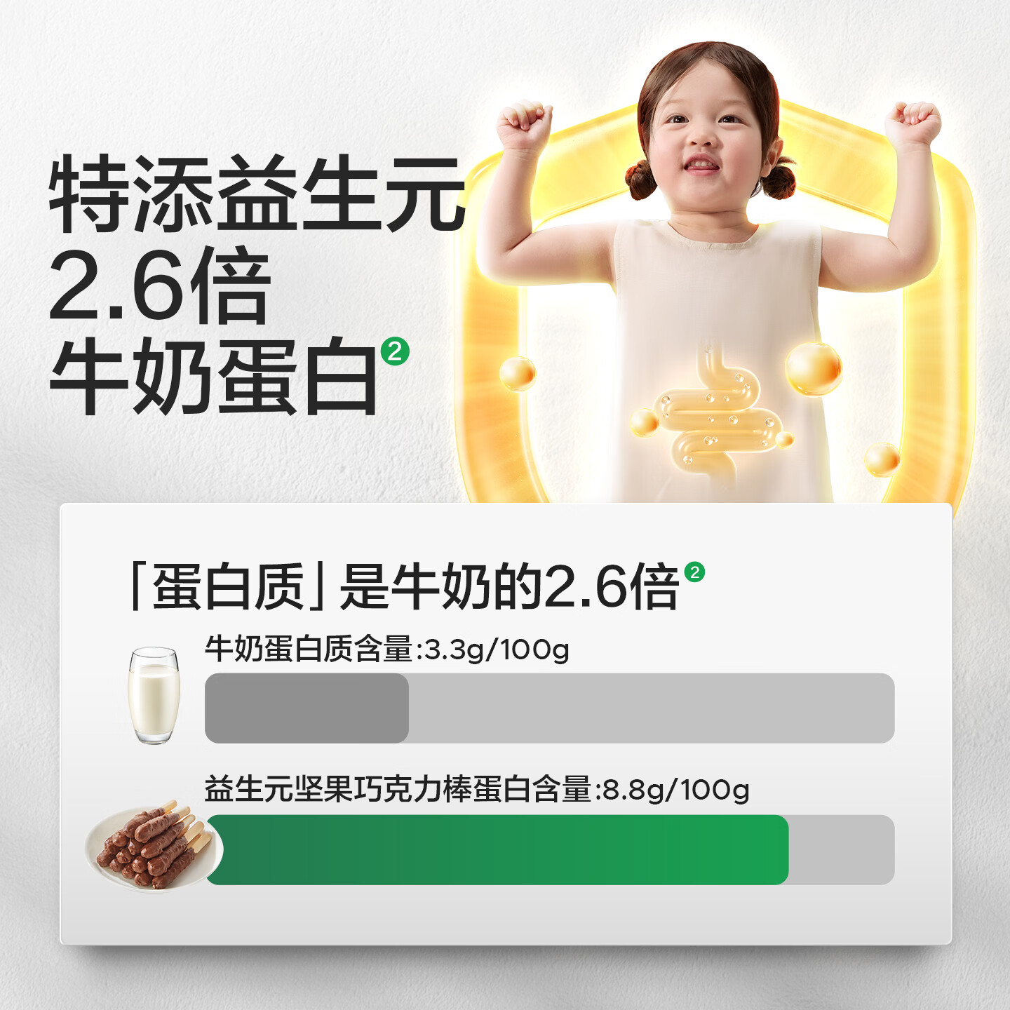 宝宝馋了 饼干儿童零食核桃饼干高钙牛奶手指棒享36个月1岁以上宝婴儿食谱 巧脆筒108g+巧克力棒63g