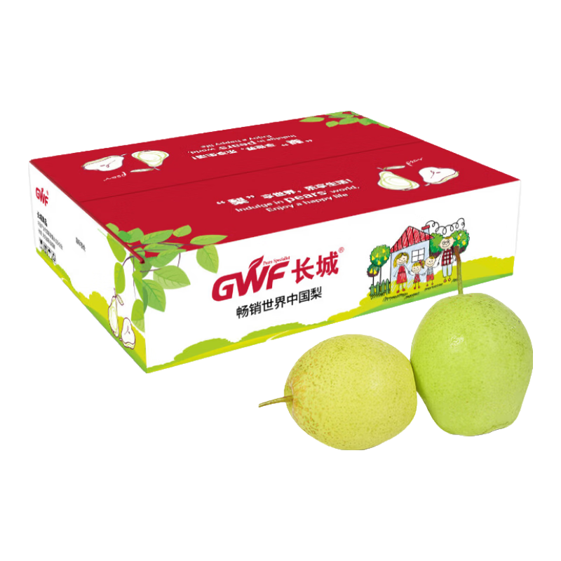 京鲜生 长城河北雪花梨 冰糖雪梨 4.5斤装 单果250g+ 生鲜水果