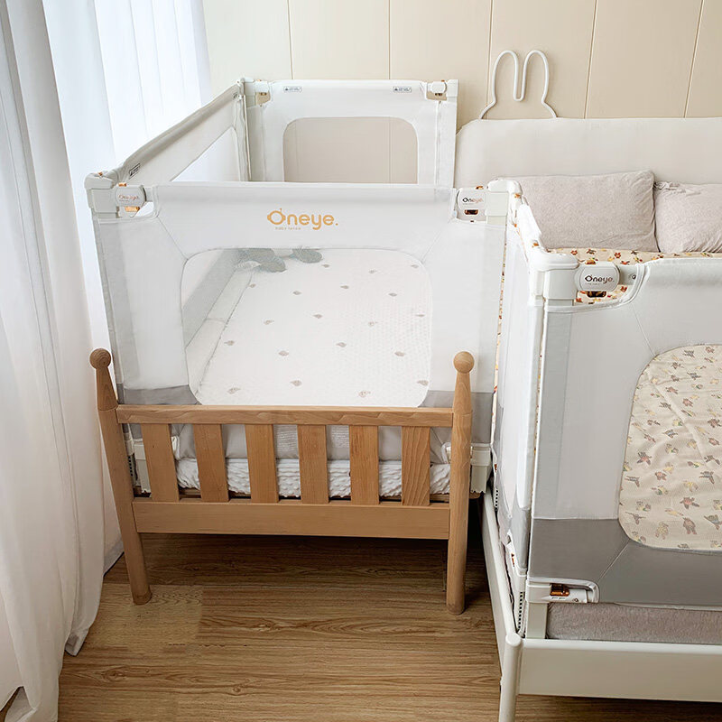 丸丫床围栏定制宝宝防摔防护栏婴儿小床拼接床挡板儿童床护栏加高 其余 余尺寸支持定制，联系客服哦 60厘米