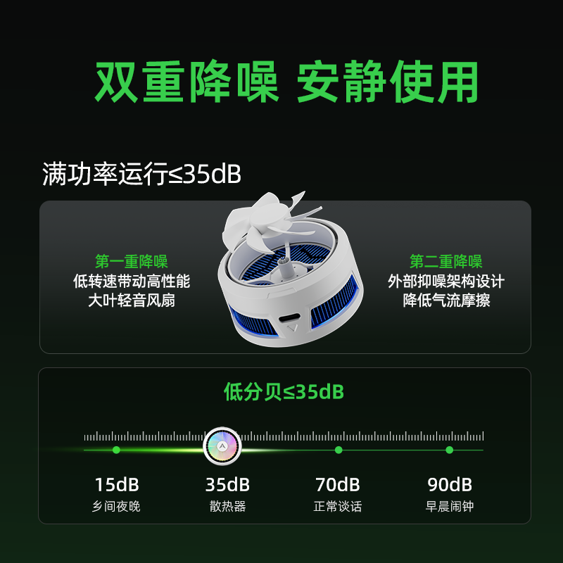 Piva 派威冰刃X30磁吸手机散热器 吸风散热半导体制冷降温神器 平板游戏吃鸡直播适用苹果ipad小米 【26年度新款】X30白色 吸风款 请使用40W及以上PD/QC/PPS协议充电器