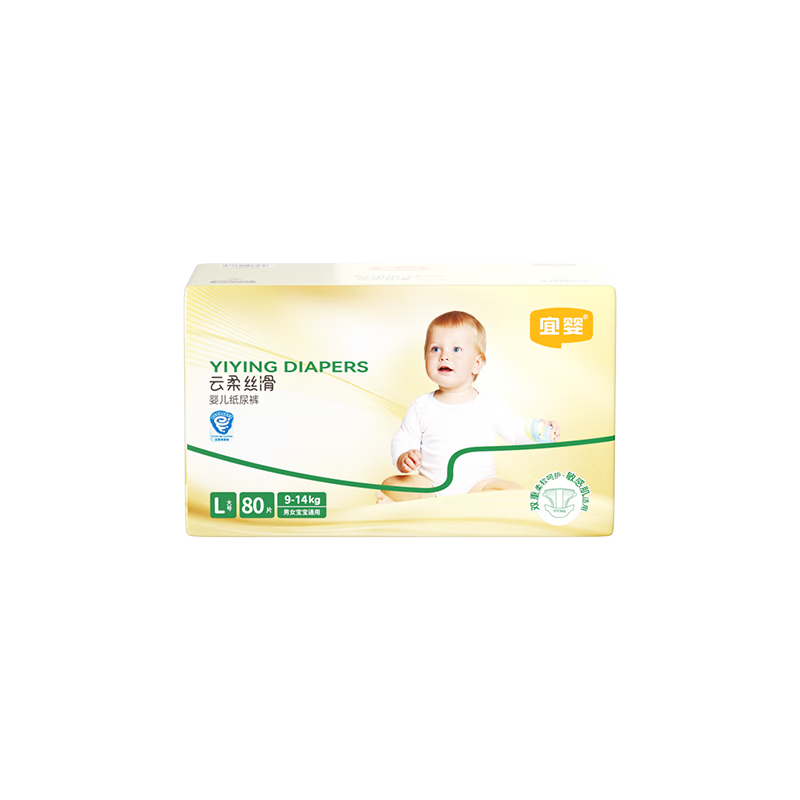 ��Ӥ ֽ��� L��80Ƭ 9-14kg ��ˬ͸���������� 58.99Ԫ