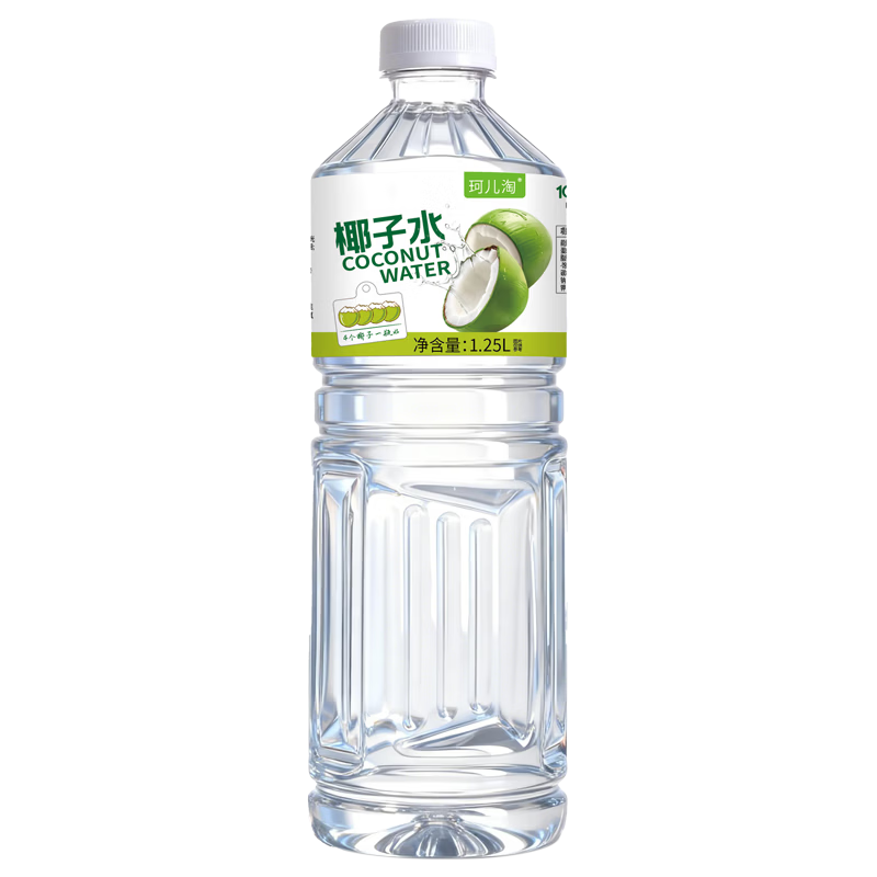 【冷饮更好喝】椰子水饮料 天然电解质水夏季清爽解腻 大瓶 甄选椰源 1250mL*2瓶