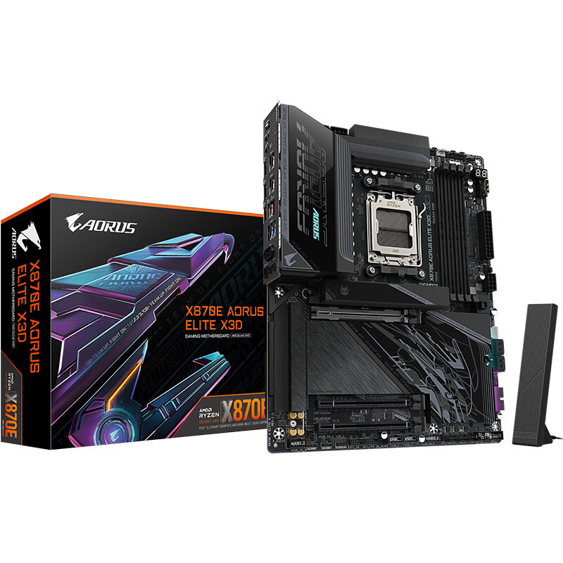 技嘉 小雕X870E AORUS ELITE X3D WIFI7 DDR5 图 7