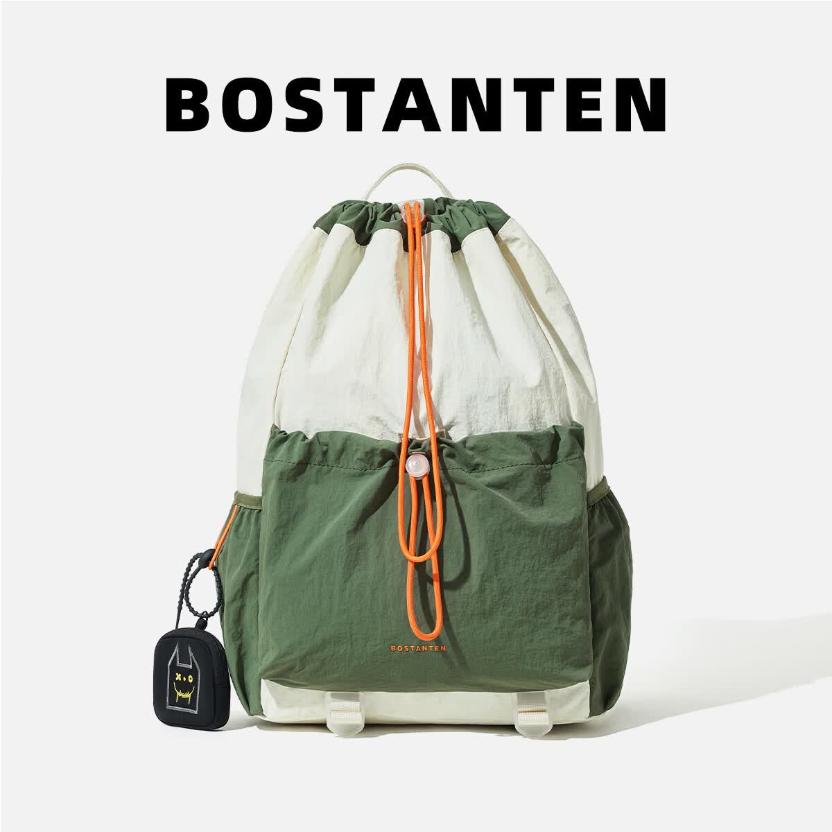 波斯丹顿（BOSTANTEN）男士轻便束口抽绳双肩包学生书包运动登山包大容量户外骑行背包女
