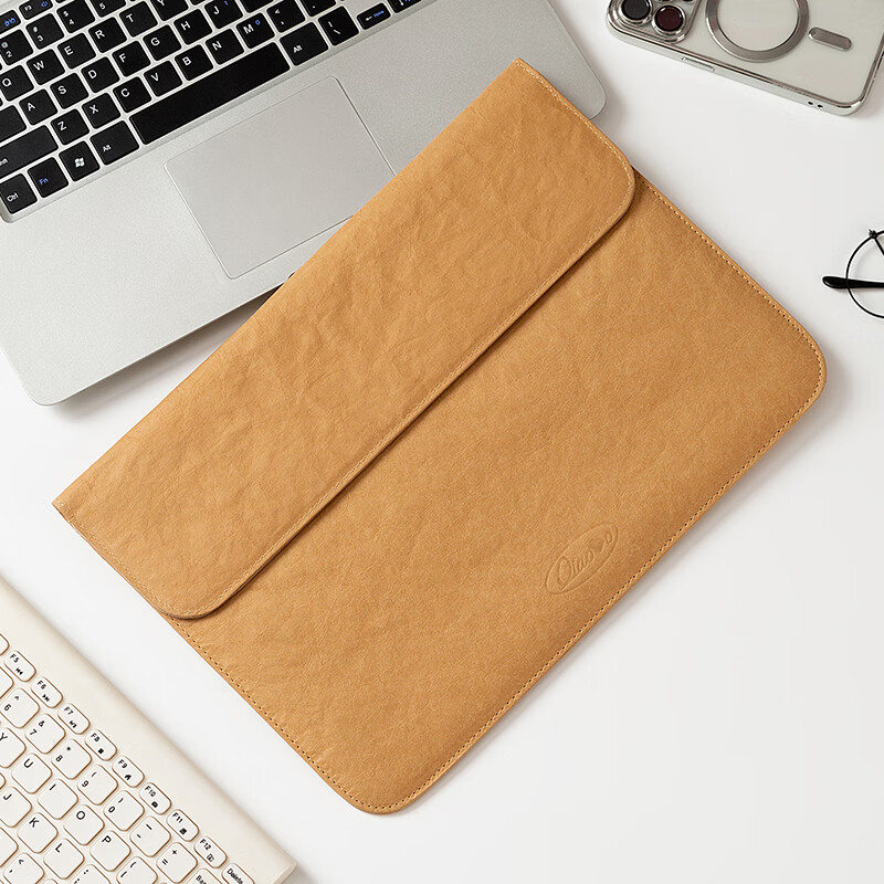 纸纳笔记本电脑包13-16英寸适用苹果华为防摔防震平板保护套内胆包 灰色-内胆包【16英寸】