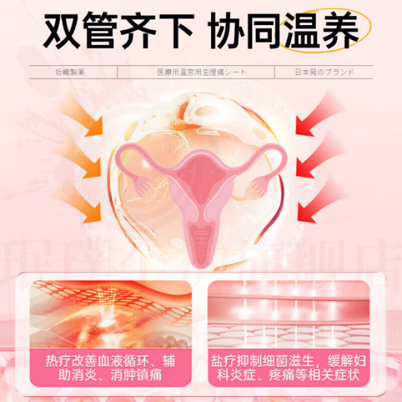 思亚希醇贴片日本女性补充荷i尔i蒙软膏女性外用私处月经不调暖宫去寒 1盒基础装 官方自售