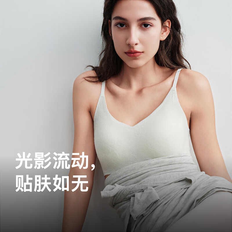 NEIWAI 内外26新品蕾丝文胸女春夏抱抱全蕾丝内衣胸罩NO261WU1109 果冻粉 S -M