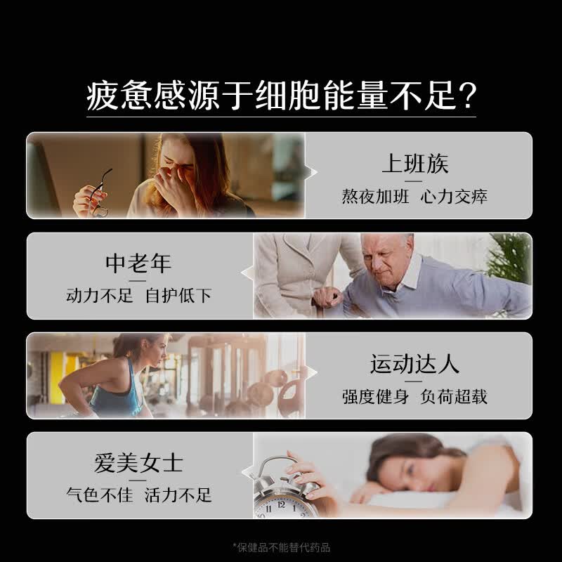 MitoQ经典胶囊 靶向线粒体充能 提升自护力缓解疲劳 守护心肌细胞 【3瓶一周期】 60粒*3瓶