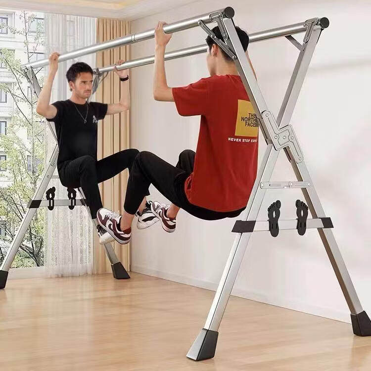 咏幻晾衣架落地不锈钢阳台室内外家用阳台折叠凉衣架晒衣架晒被子神器 【全钢马蹄脚_特粗_鞋架】五杆2.4米_送2035