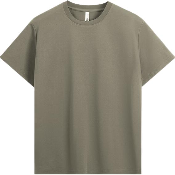 【京东直采】JDFASHION速干26夏季舒弹棉短袖t恤基础运动休闲上衣 卡其色 2XL