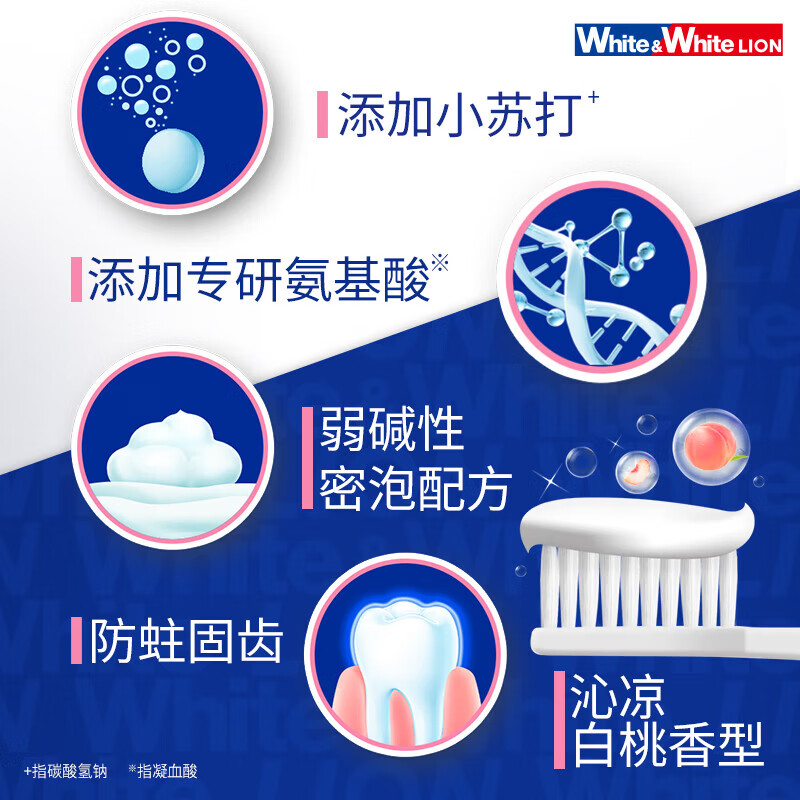 狮王（Lion）牙膏惊喜盲盒 葡萄柚 青柠 白桃 留兰香护龈口气清新随机包装 牙膏盲盒（不低于480g）