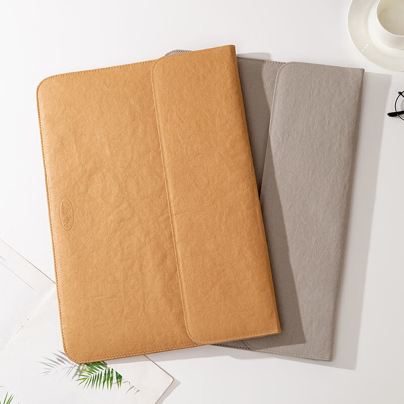 纸纳笔记本电脑包13-16英寸适用苹果华为防摔防震平板保护套内胆包 灰色-内胆包【16英寸】