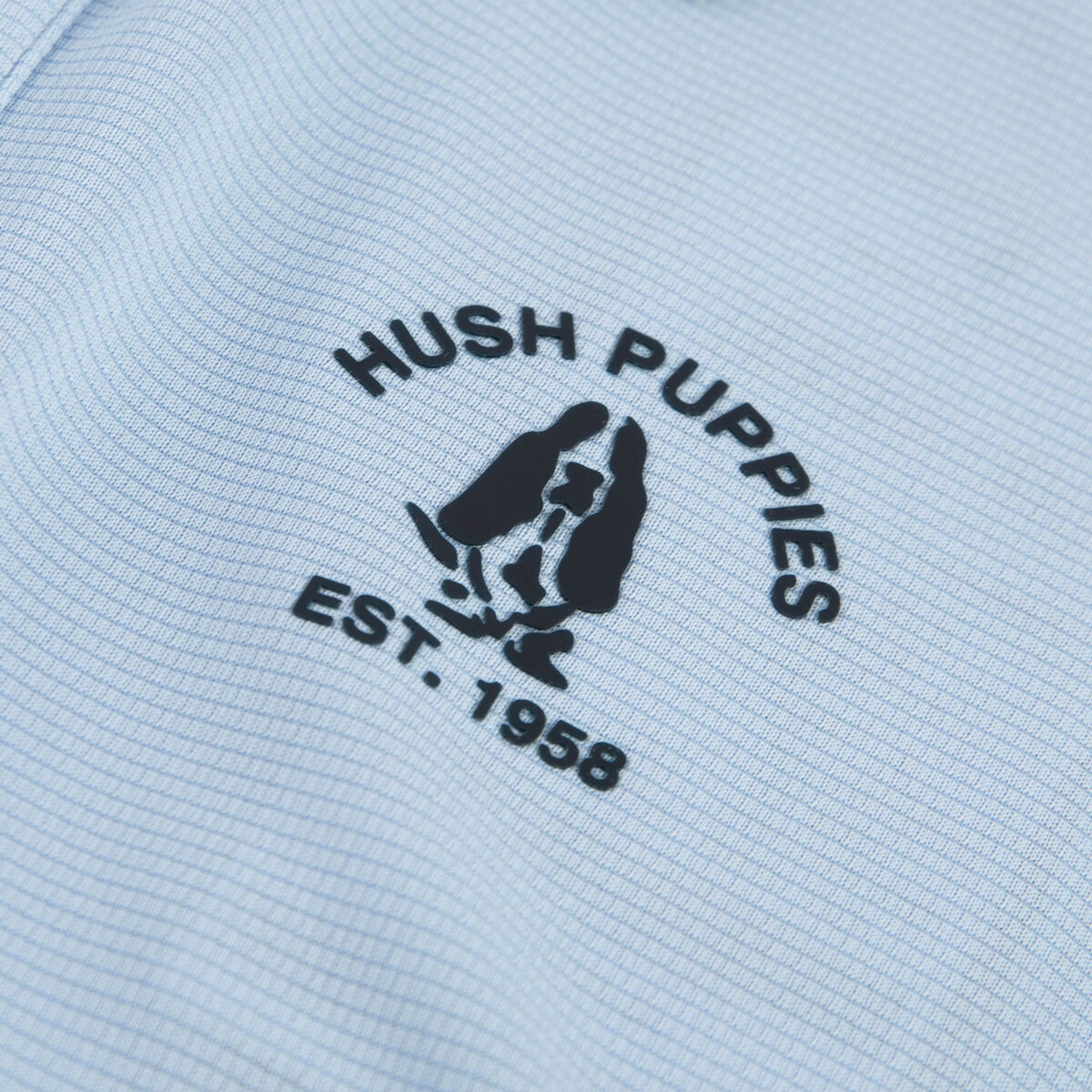 暇步士(Hush Puppies)童装儿童男童2026春夏新款拼接网眼自在舒适吸湿透气polo套装 雨釉蓝 170 cm