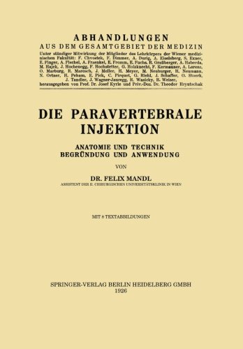 预订 die paravertebrale injektion