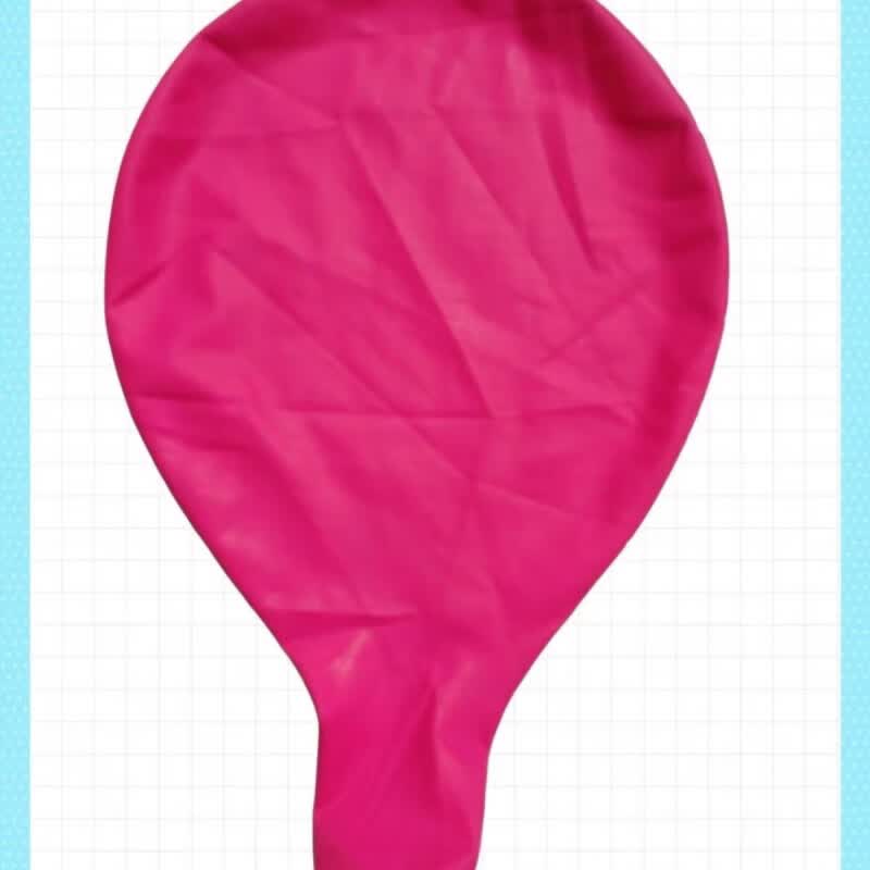 L小红书同款大气球加厚防爆彩色AA 36寸椭圆大球随机颜色 4只装+彩带+打气筒