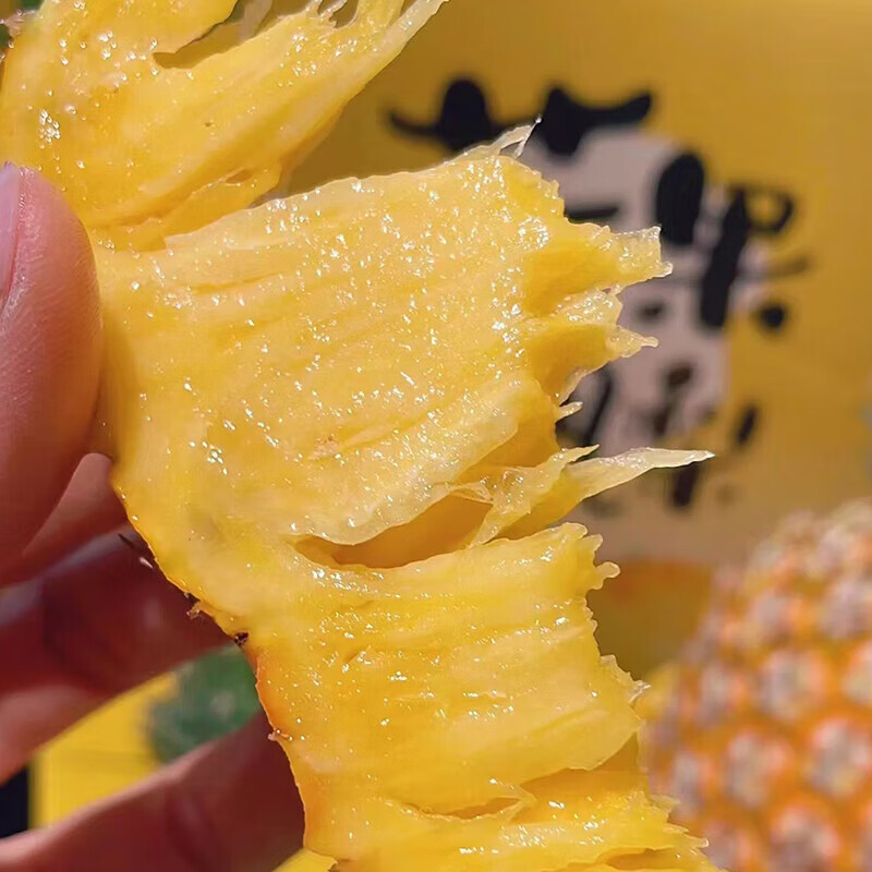 机林有果【树上熟】海南芒果凤梨新鲜热带水果芒果味菠萝特产整箱礼盒 5斤精选中果【2-4个】