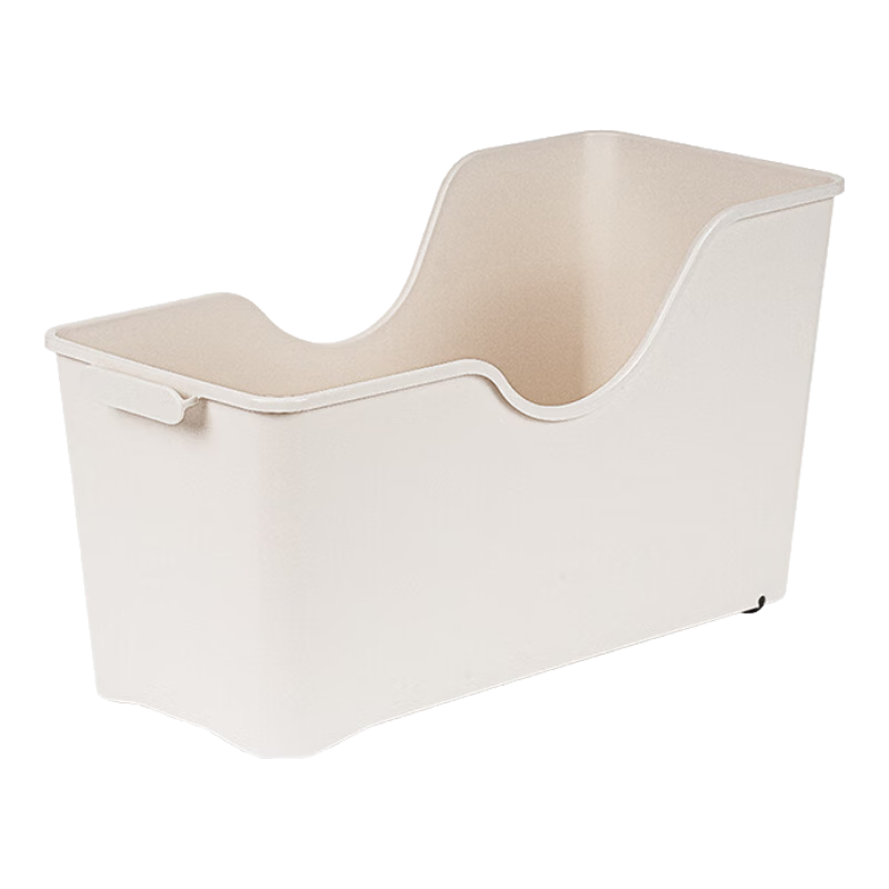 禧天龙厨房桌面收纳盒锅具调料瓶收纳篮下水槽抽屉式储物篮带滑轮 【带滑轮】大号3个装