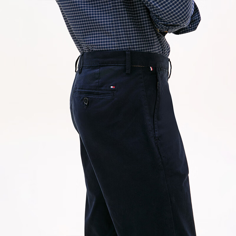 Tommy Hilfiger【弹力直筒】26春夏新款男装潮流多色通勤商务西裤休闲长裤 深海军蓝DW5 -直筒版-拍大一码 40 (3.1尺)