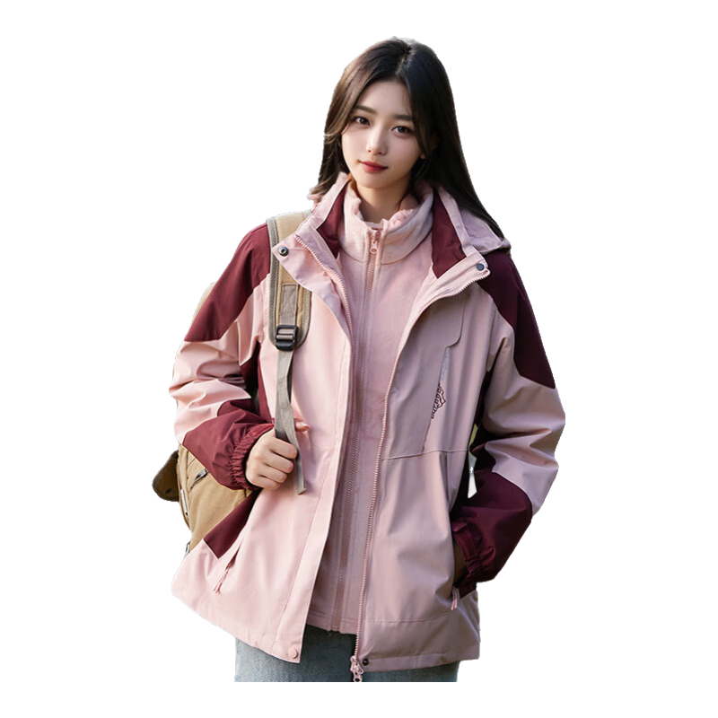 ���ڲ�����JEEP SPIRIT���������Ů��������һ�������з���Ůʿ��������ɽ��ѩ��װ�� ��ɫ��Ů� M