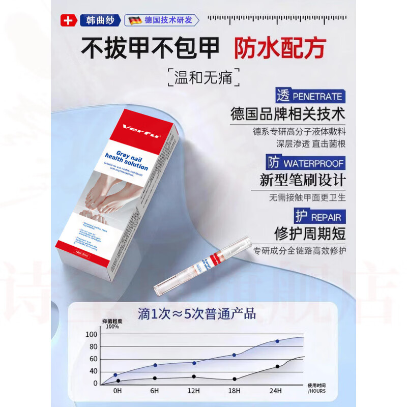 梦若羽sos德国原装进口灰指甲修护抑菌护理营养液笔式灰指甲液亮甲液
 3支【疗程装】 官方自售