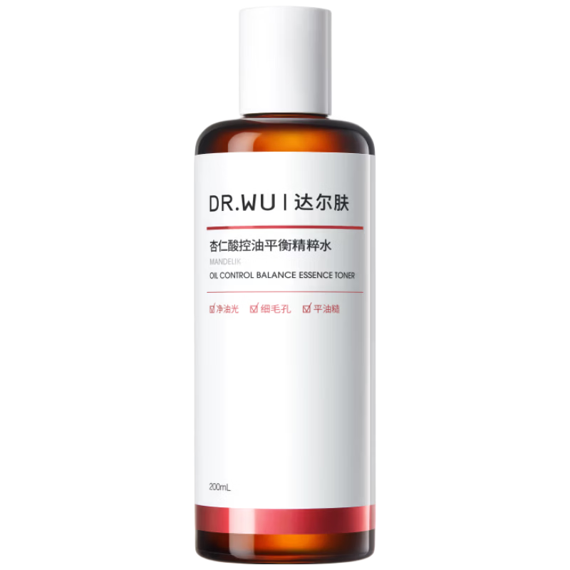 达尔肤（DR.WU）杏仁酸毛孔平衡爽肤水200ml 果酸杨酸湿敷补水保湿520礼物送女友