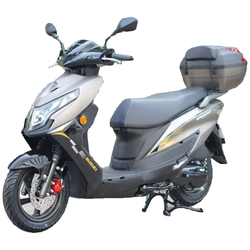 铃木（SUZUKI）UE125T优驿特别版 超级芯 省油长续航 城市通勤踏板摩托车 哑钛灰