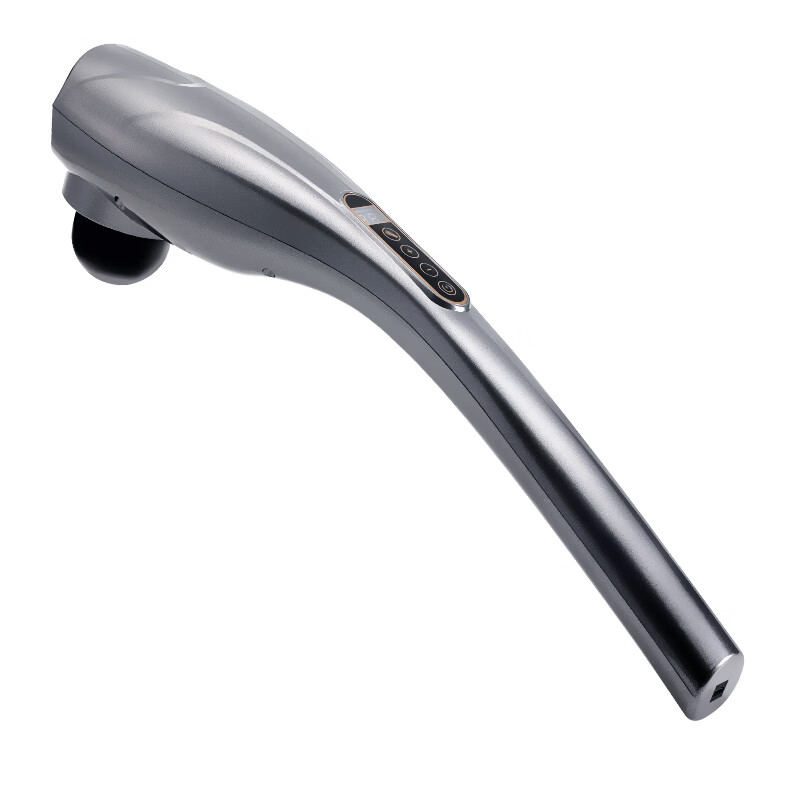 青扬（qingyang）颈椎按摩器 小海豚按摩棒筋膜枪颈肩腰腿背部手持式按摩仪送父母女友生日节日礼物 插电电脑版 数显 15档力度15种模式 6个头