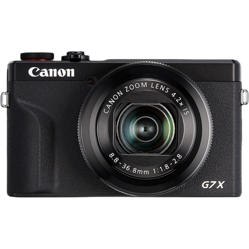 佳能（Canon）PoweShot G7 X Mark III G系列专业数码相机g7x3家用网红直播VLOG卡片数码相机 G7X3 黑色（海外版） 官方标配