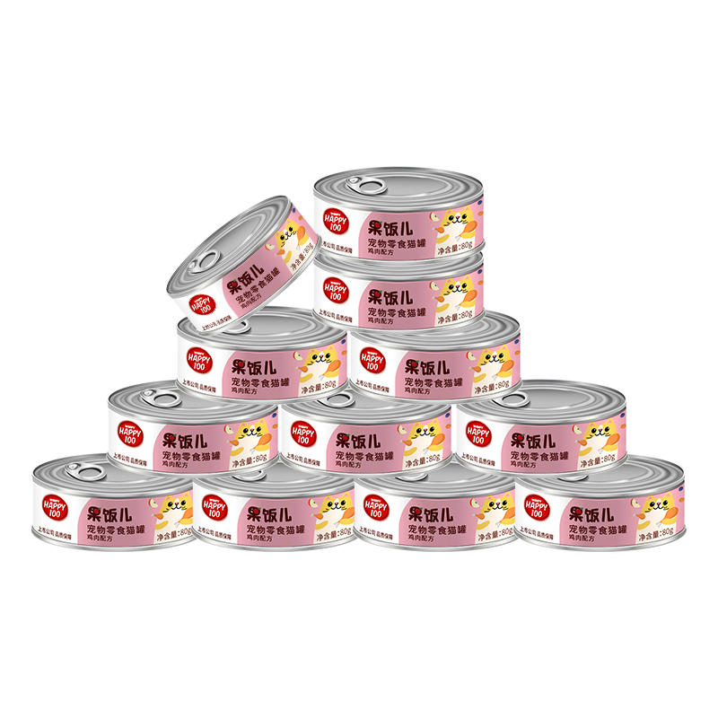 顽皮（Wanpy）果饭儿猫罐头猫咪汤汁猫罐湿粮补水宠物零食罐头80g 果饭全家桶【猫罐+猫条+主食餐包】