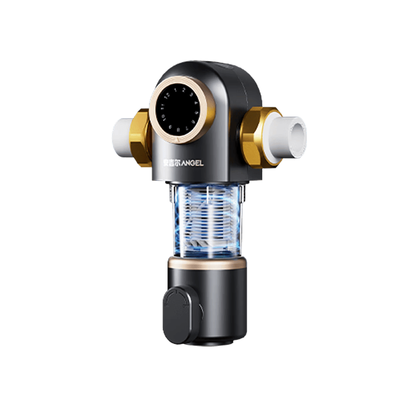 安吉尔15T前置过滤器 净水器全屋中央水驱自旋水盾式涡轮转动反冲洗 自动冲洗刮洗J3524 【超15T大流量】前置过滤器j3524-自动反冲洗