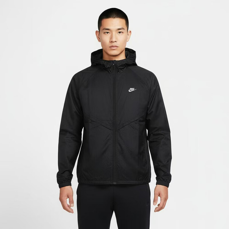 耐克（NIKE）外套男 2026夏季新款时尚潮流舒适百搭运动休闲针织夹克 IO9628-010 XL