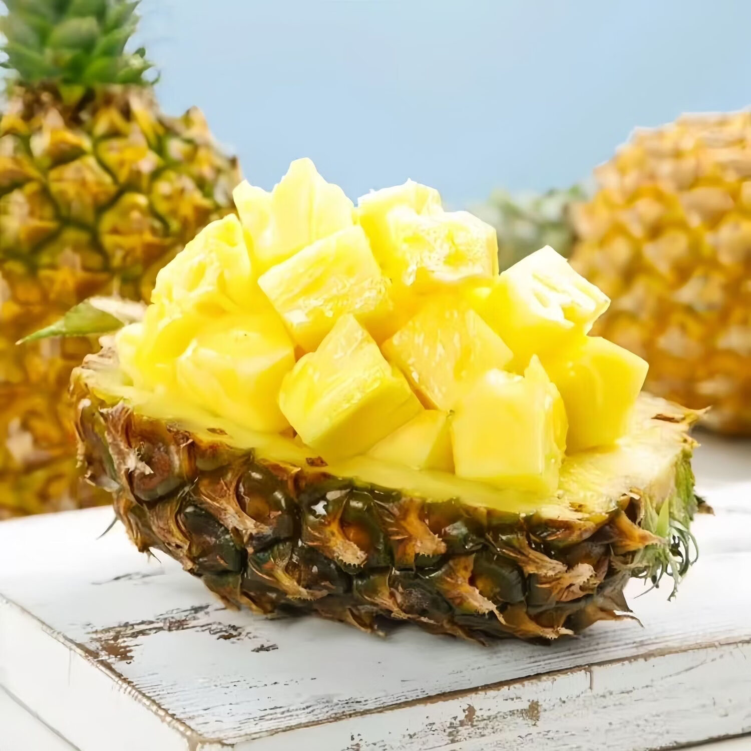 元珍鲜诚 云南黑钻凤梨新鲜水果整箱 当季菠萝  5斤装（净重4.5斤）约2-3个果