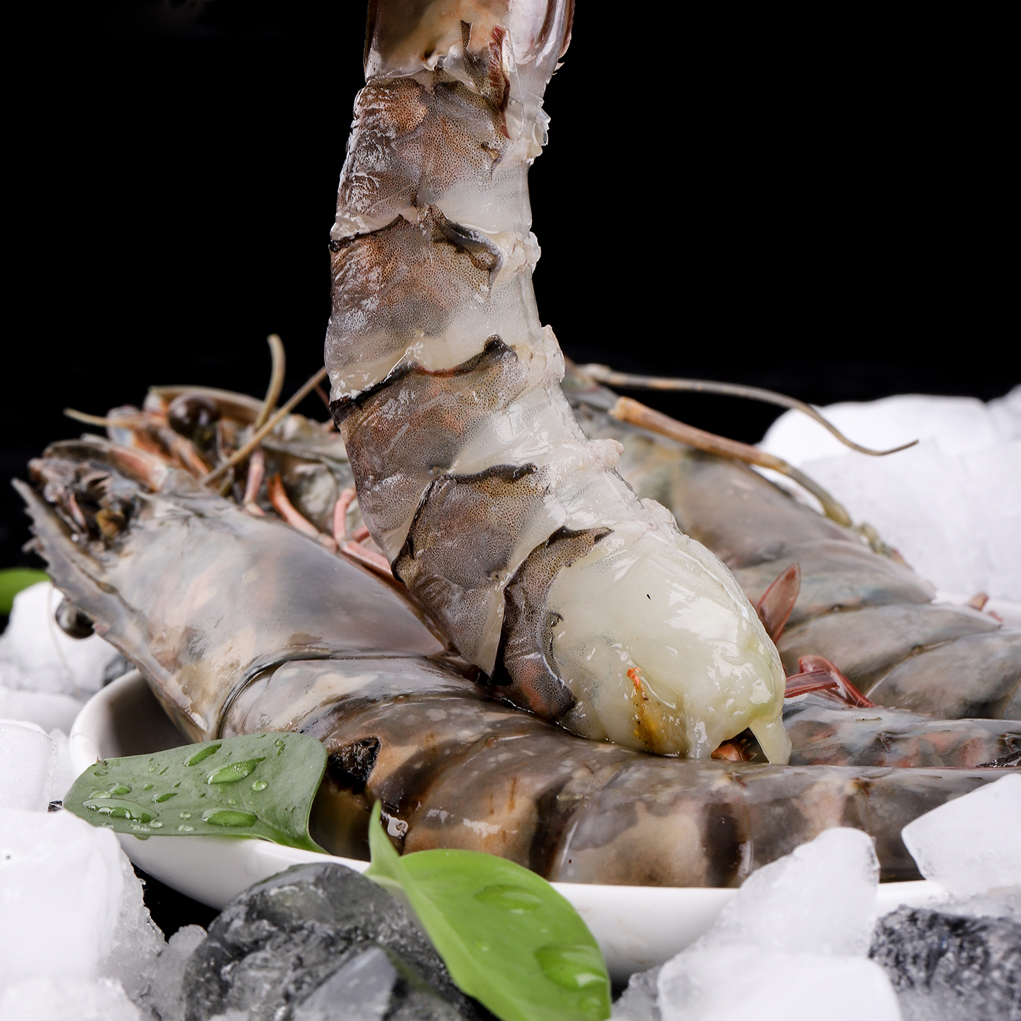 蟹小姐冷冻黑虎虾仁青岛黑虎虾超大鲜活速冻深海捕捞顺丰冷链包邮 黑虎虾仁 600g(净重) 