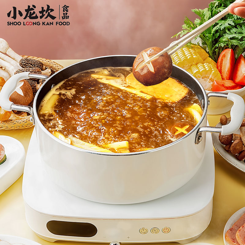 小龙坎菌汤火锅底料调料清淡口味鲜香不辣煲汤调味品 菌汤100g*3