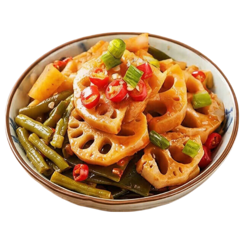 【辣年有礼】卤味萝卜海带藕片土豆下饭菜独立包装解馋素食零食 【混搭】多款蔬菜零食1包 拍2单发5包
