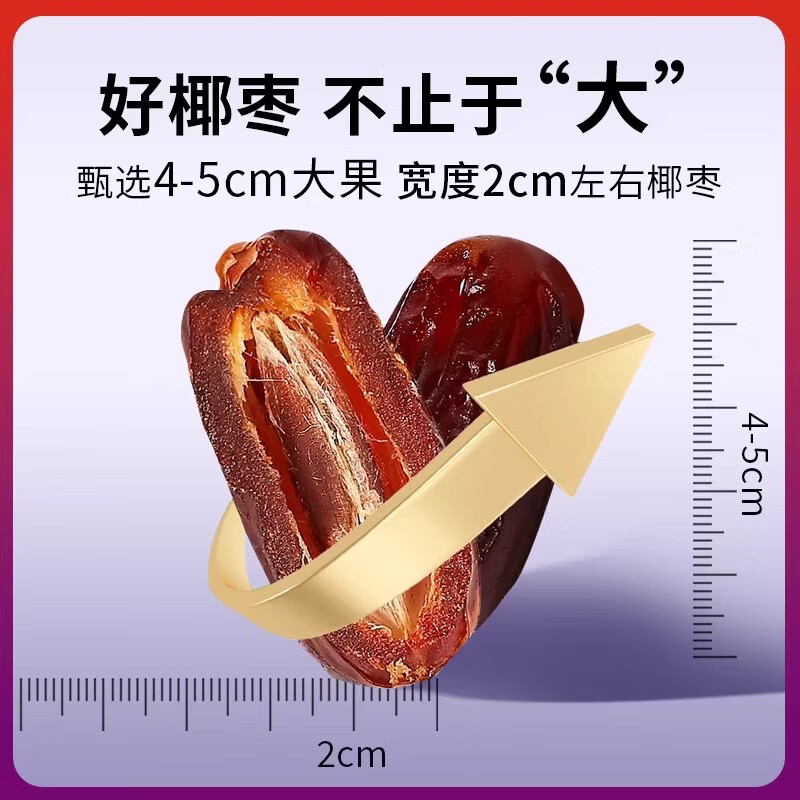 十里馋椰枣新疆特级黑椰枣自然风干无添加正宗奶香蜜饯休闲零食五斤装 【精选品质AA+级】五斤装