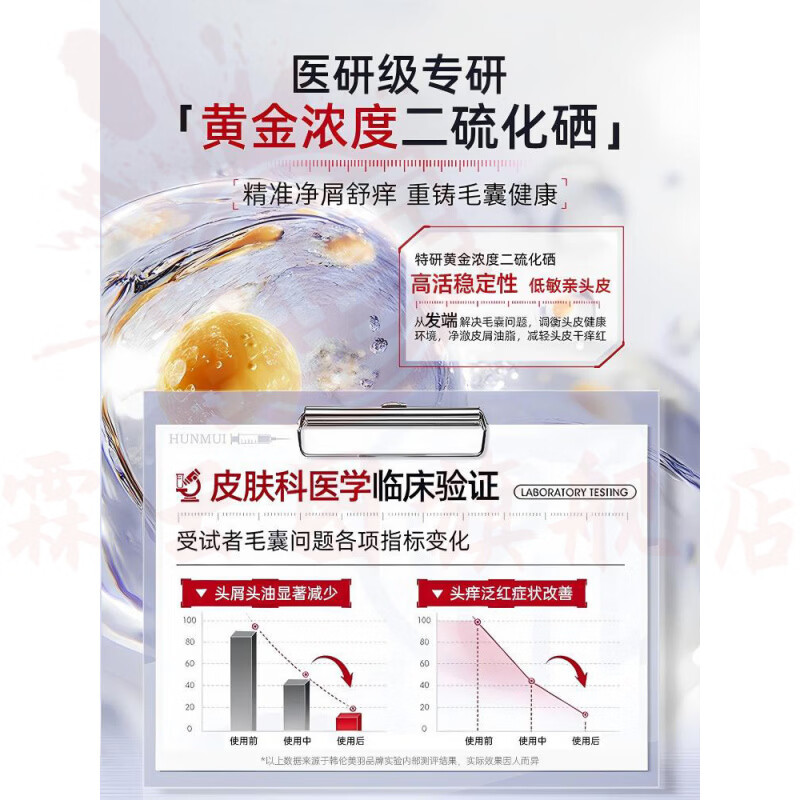 思亚希爱茉博士去屑洗发水二硫化硒控油蓬松止痒毛囊清洁舒痒柔顺丰盈净 白瓶+米色瓶*2 官方直售