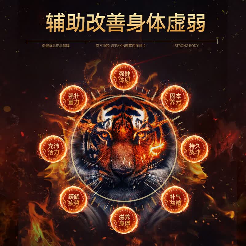 南方协和 SOUTHERN XIEHE鹿茸西洋参片缓解体力疲劳辅助补肾搭早泄用手过度肾生精亏壮阳 14g*3盒 a