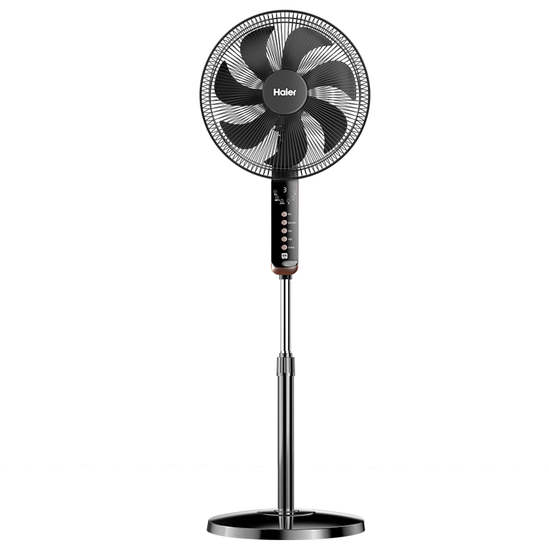 海尔(Haier)【全新升级】电风扇七叶落地扇家用音轻遥控风扇可升降定时电扇宿舍办公室客厅循环扇落地式风扇 店长推荐【9H预约定时】遥控款HFS-Y3511B