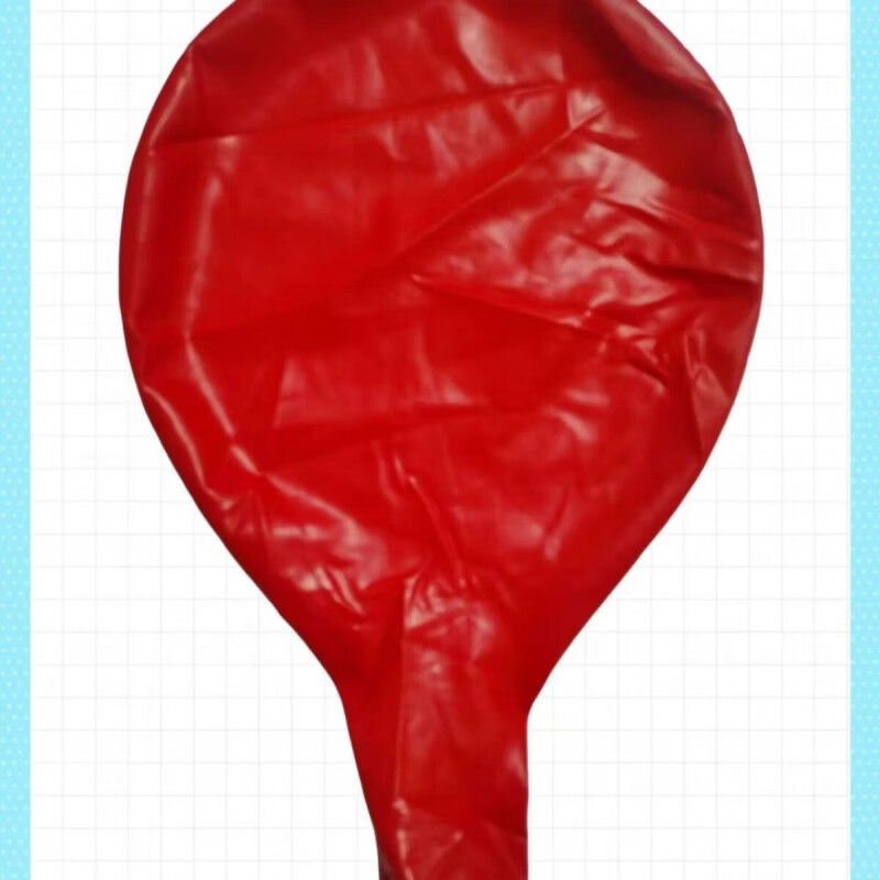 L小红书同款大气球加厚防爆彩色AA 36寸椭圆大球随机颜色 4只装+彩带+打气筒