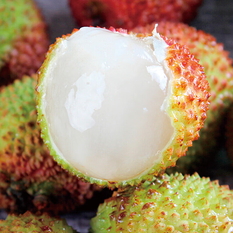 妃子笑荔枝生鲜水果荔枝1000克清甜多汁应季孕妇鲜果 新鲜荔枝