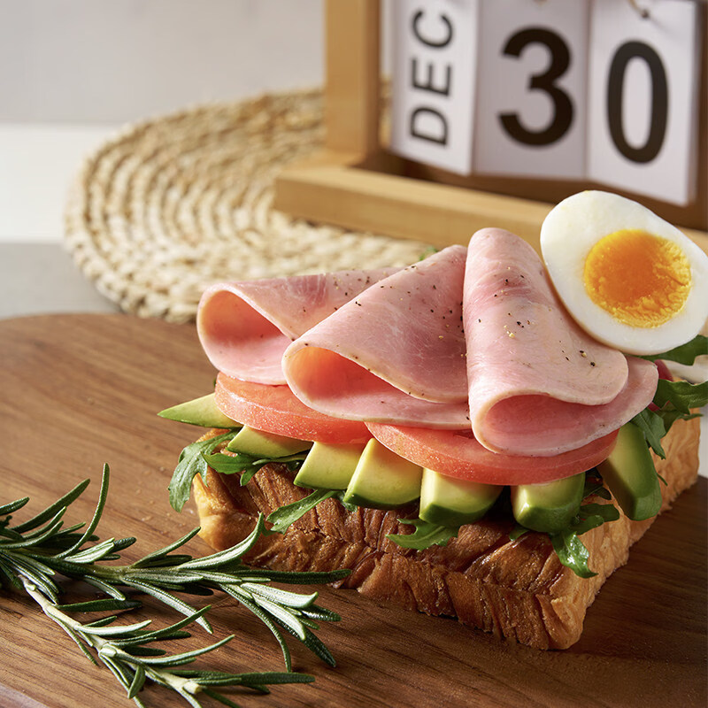 荷美尔（Hormel）午餐肉肠300g*6盒装儿童早餐速食沙拉比萨三明治火锅食材方便食品 【625g】黑椒风味火腿片125g*5包（效期至4.14-24）